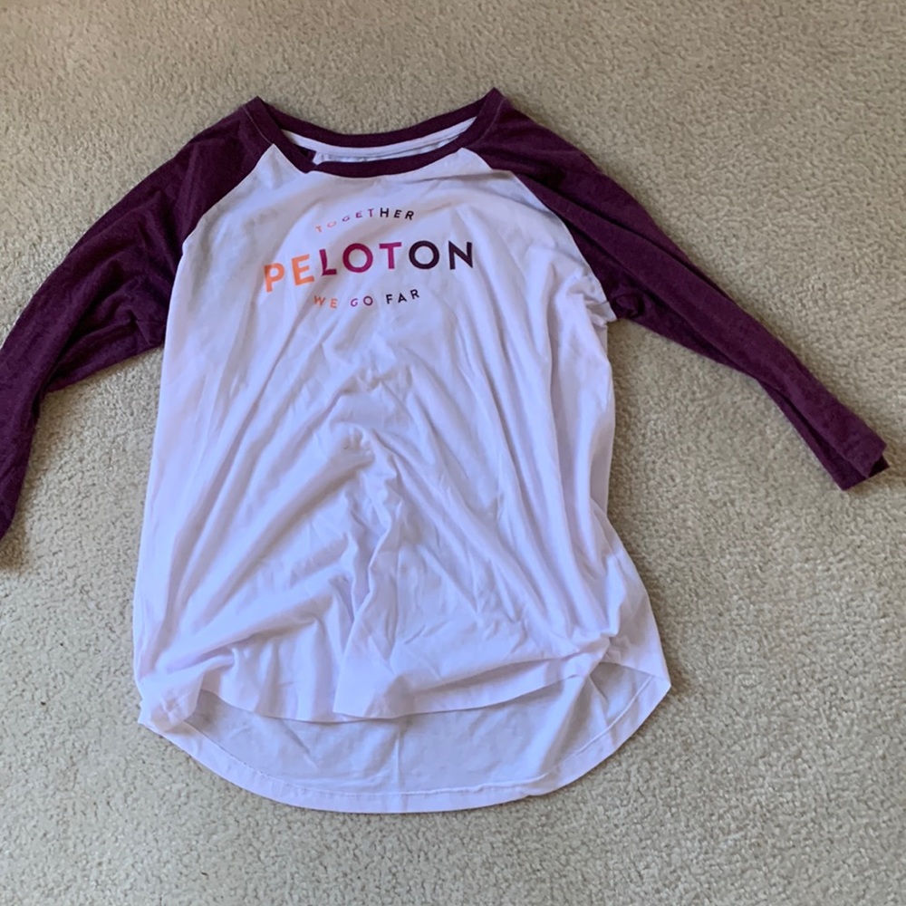 Peloton baseball style tee